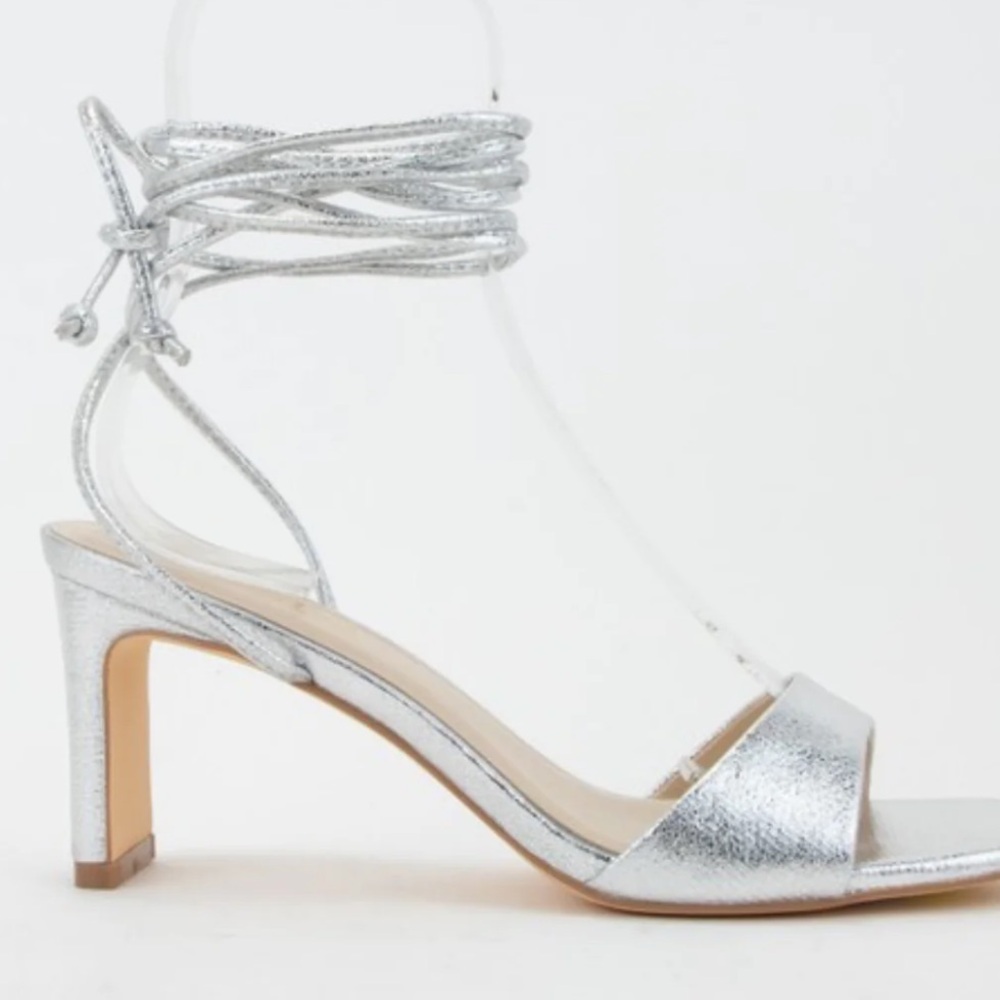Elegant Silver Women's Sandals